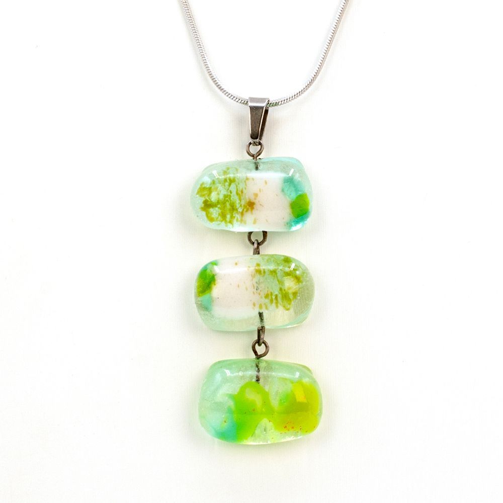 Collier Rivière 3 pièces Rivière sur chaîne inox