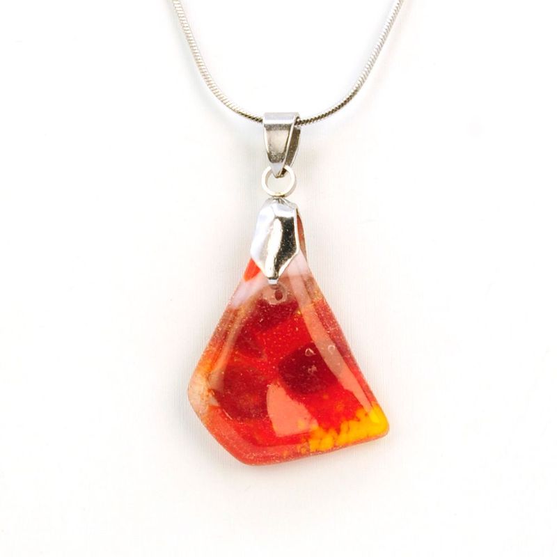 Collier Magma 1 pièce sur chaîne inox