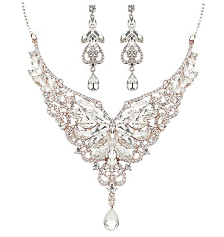 Triangle-shaped ornament for the ball gown