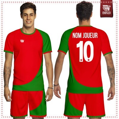 Maillot Foot Rouge et Vert Atletico
