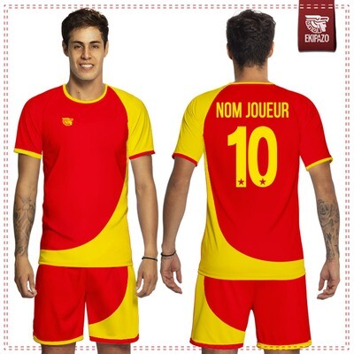 Maillot Foot Rouge et Jaune Atletico