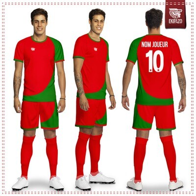 Maillot Foot Rouge et Vert Atletico