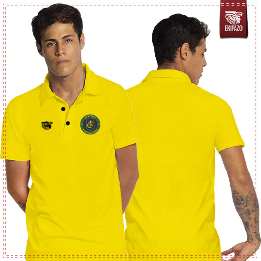 Polo jaune 100% coton Nanterre Foot Fauteuil