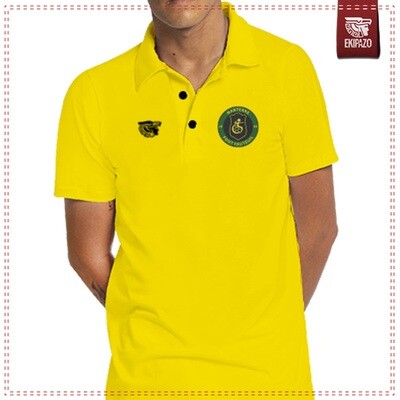 Polo jaune 100% coton Nanterre Foot Fauteuil