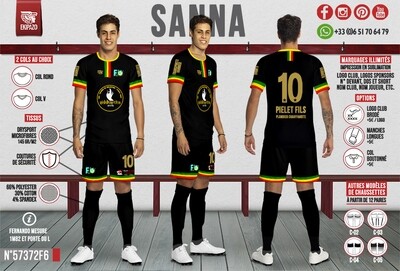 Lot de 3 maillots pour Ludo