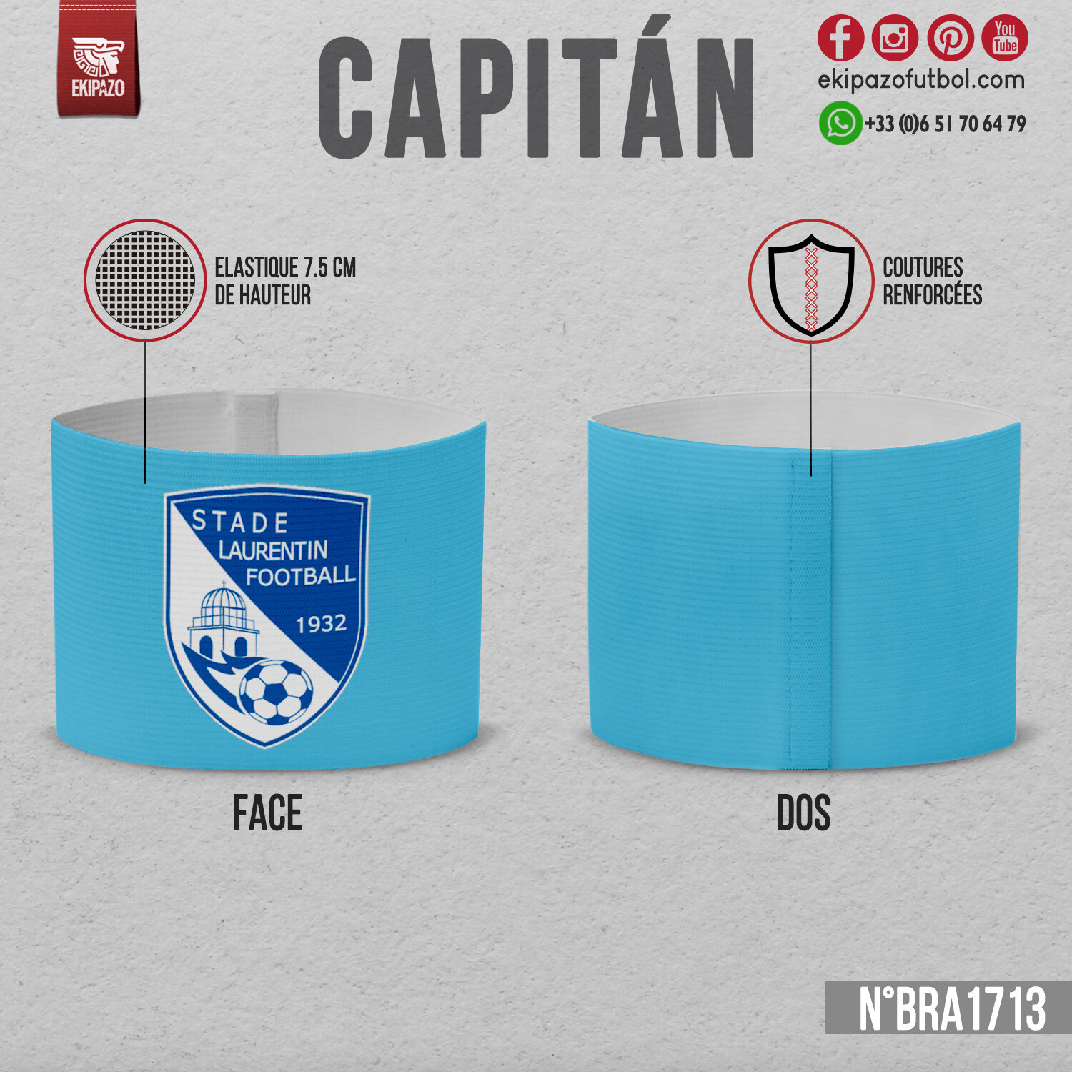 Lot de 6 brassards