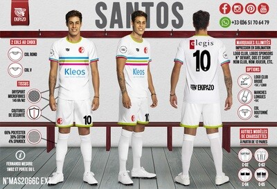 (Acompte) Lot de deux jeux de maillots de 26+1 ensembles soit 54 ensembles livrable le 15 Mai au plus tard.