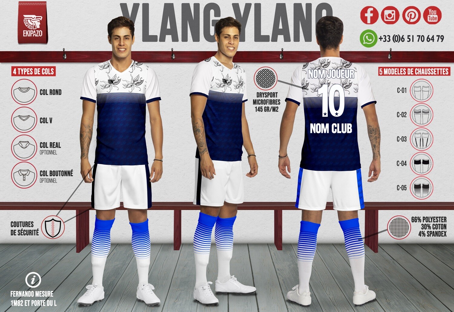 Maillot de football Ylang