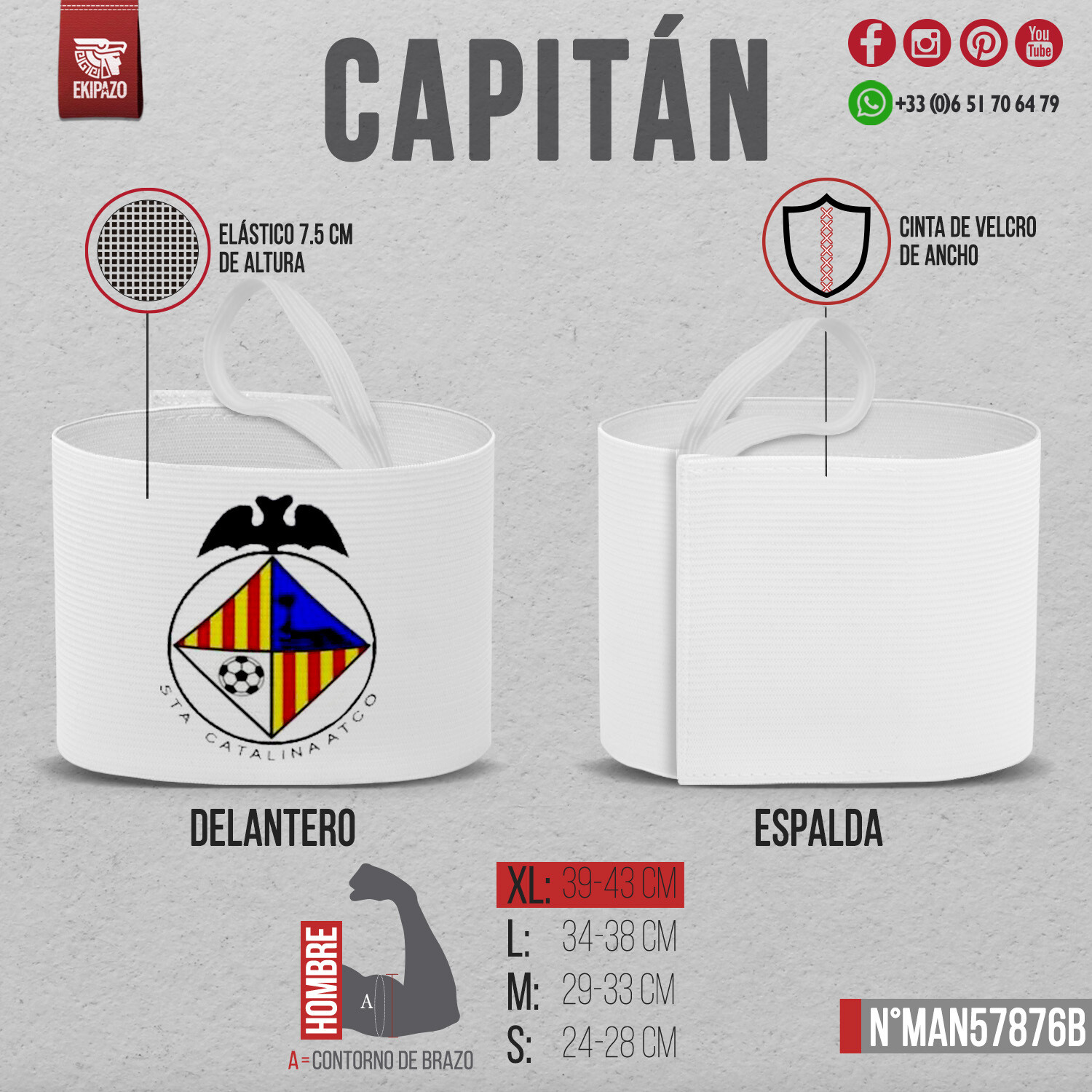 4 Brazaletes Santa Catalina