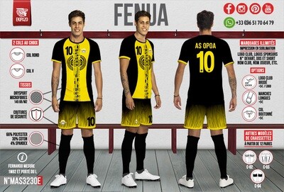Jeu de maillots AS OPOA (solde 40%)