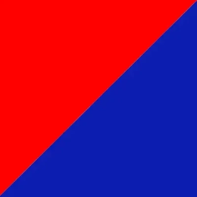 Maillot de foot rouge et bleu