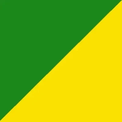Maillot de foot vert et jaune