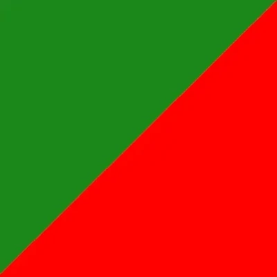 Maillot de foot vert et rouge