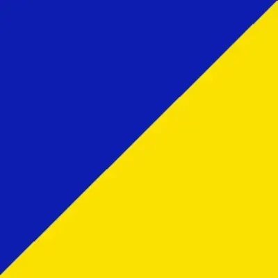 Maillot de foot bleu et jaune
