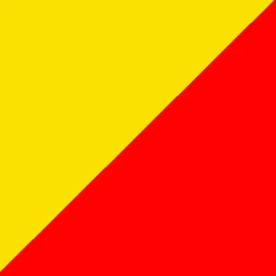 Maillot de foot jaune et rouge