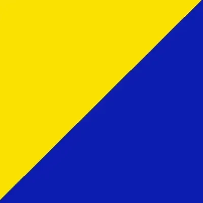 Maillot de foot jaune et bleu