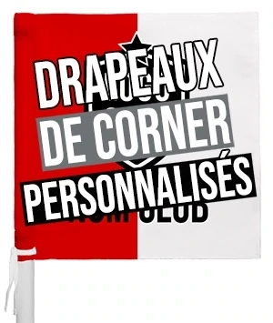 Drapeaux de corner à personnaliser
