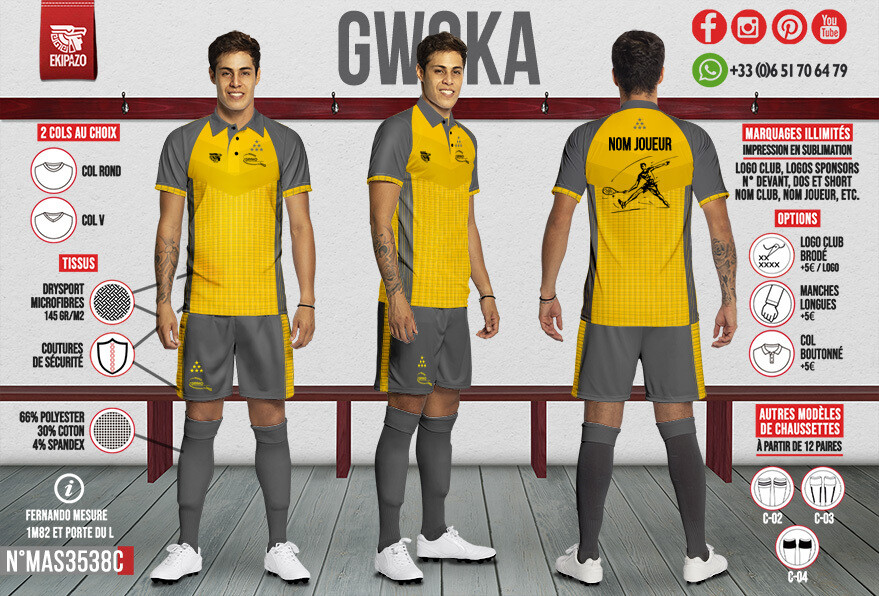 Lot de 10 polos + shorts