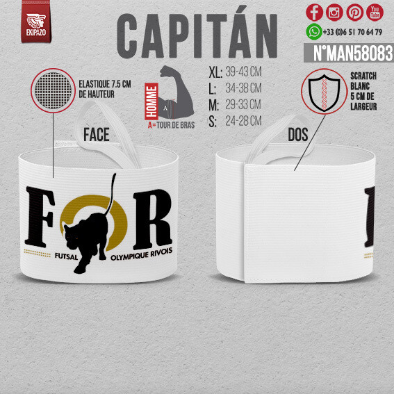 Lot de 4 brassards