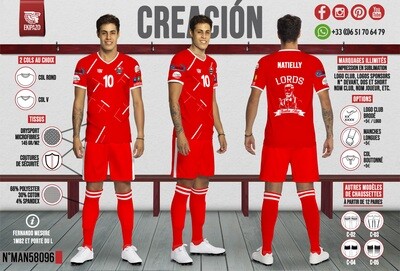 Lot de 7 maillots (solde)