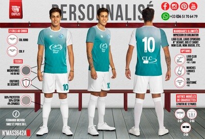 Lot de 14 ensembles maillots shorts + 1 ensemble gardien (solde)