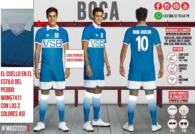 Lot de 17 maillots reassort MAS2222REA1 avant 27 Mai
