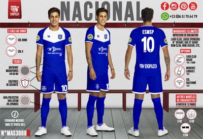 1 ensemble complet maillot short