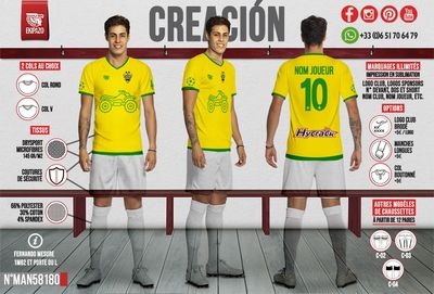 Lot de 2 maillots homme col V