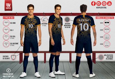 Lot de 7 maillots pour le 21-22 juin