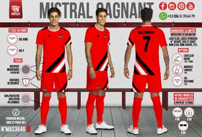 Lot de 5 ensembles maillot+short et d&#39;1 maillot - envoi Suisse