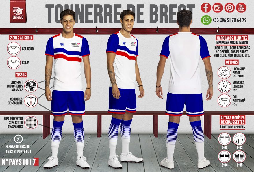 Lot de 33 maillots