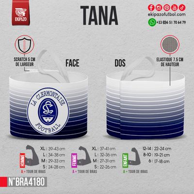 Lot de 13 brassards (tana)