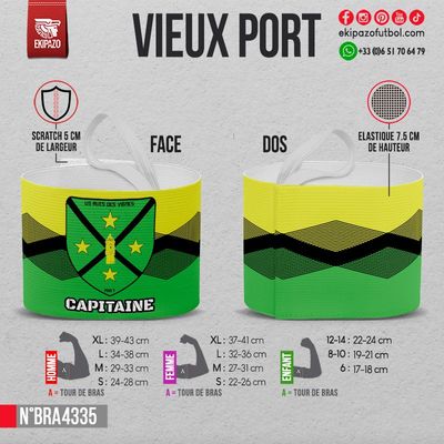 Lot de 2 brassards et 4 drapeau de corner