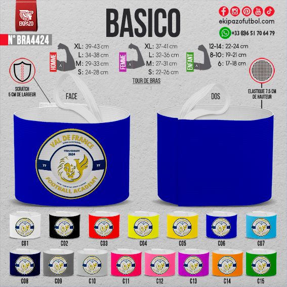 Lot de 6 brassards