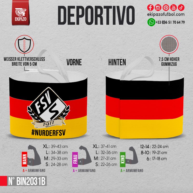 Personalisierte Kapitänsbinde