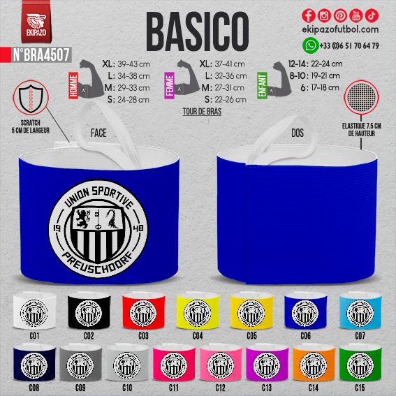 Lot de 4 brassards