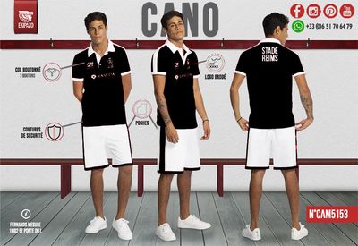 Lot de 3 polos noirs + 3 polos rouges (livraison 20 juin)