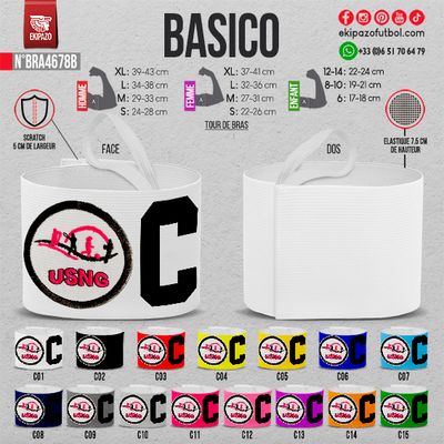 Lot de 4 Brassards personnalisés