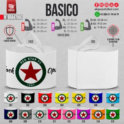Lot de 3 brassards personnalisés - Express