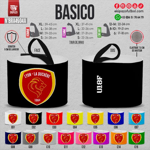 Lot de 4 brassards