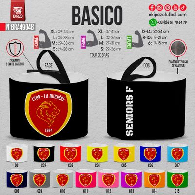 Lot de 4 brassards