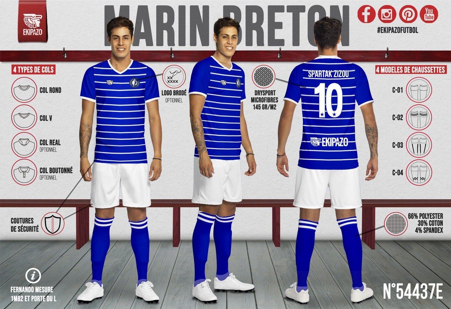 Lot de 1 maillots réassort