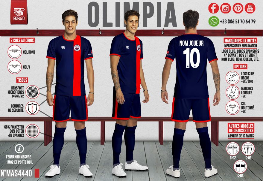 Lot de 10 maillots homme