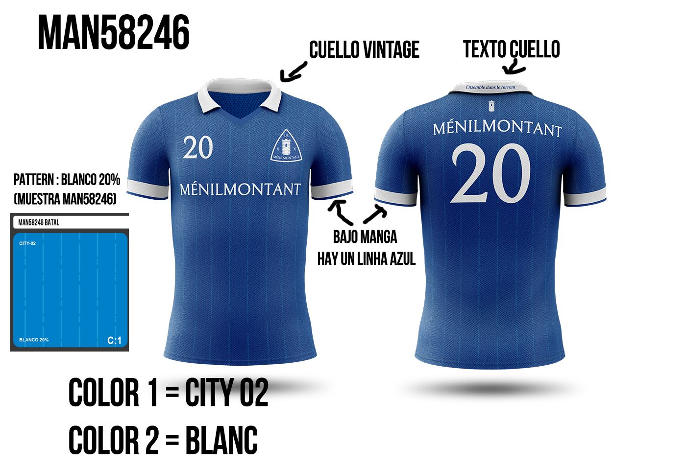 Lot de 5 maillots homme
