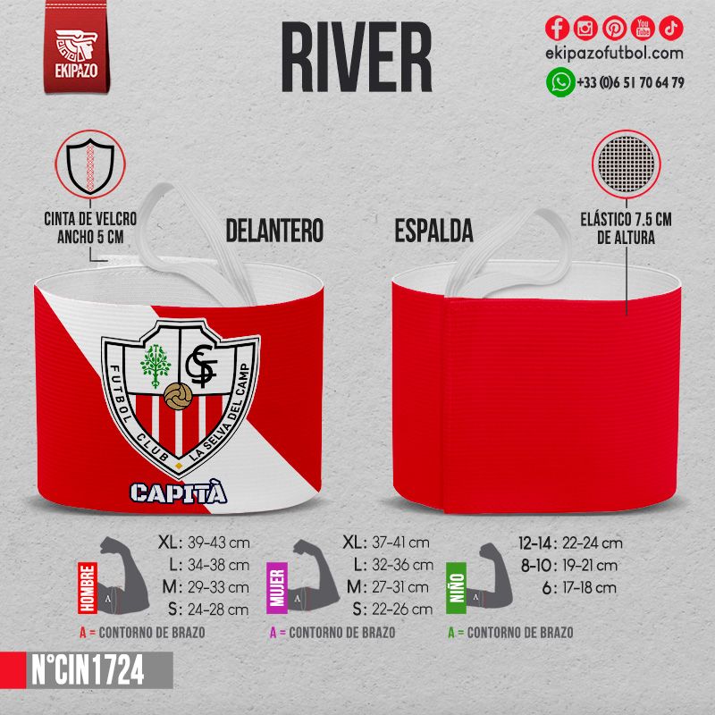 Lote 11 brazaletes FC LA SELVA DEL CAMP