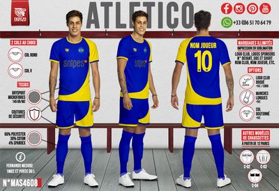 Lot de 7 maillots