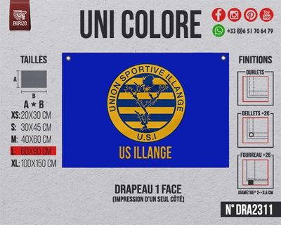 Lot de 1 brassard et d'1 drapeau