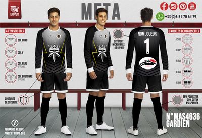 13 Maillots en réassorts (dont 2 gardiens)