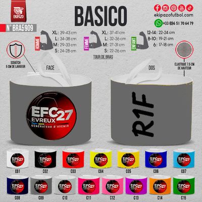 Lot de 2 brassards en M Femme (2 couleurs différentes)