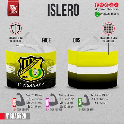 Lot de 10 brassards